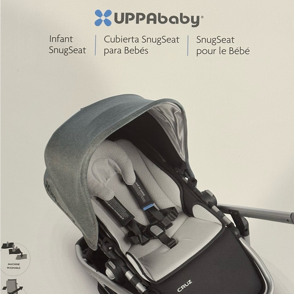 Brand new Uppababy snug seat, never used and in original box